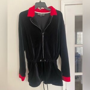 St. John Sport - Marie Gray Collection - Velour Track Jacket